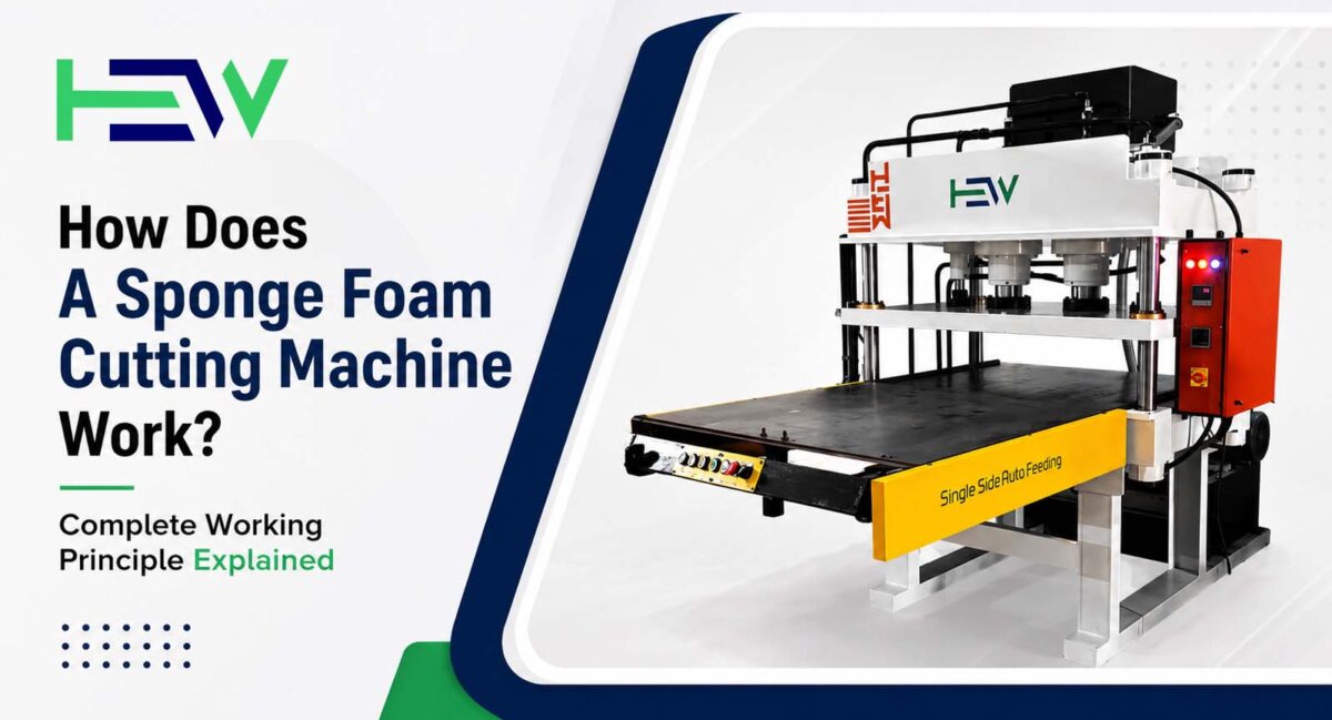 How Does a Sponge Foam Cutting Machine Work? Complete Working Principle Explained